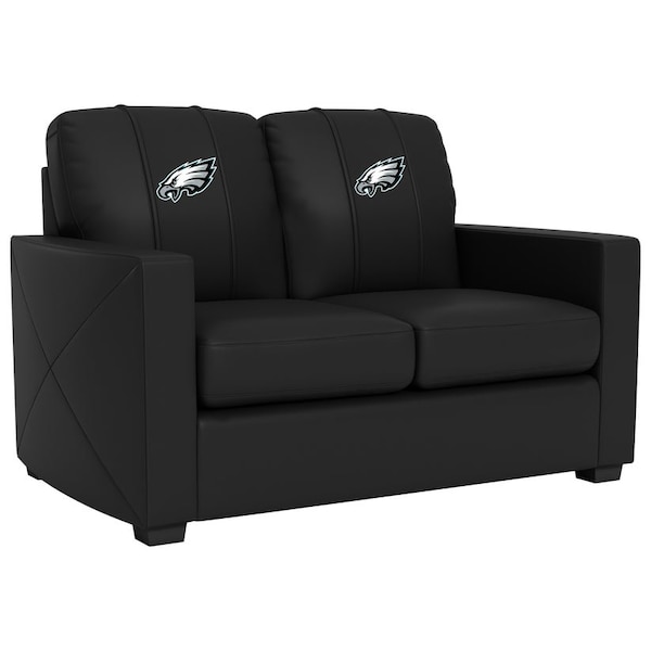 Dreamseat Silver Loveseat with Philadelphia Eagles Primary Logo XZ7759003LSCDBK-PSNFL21025 - main